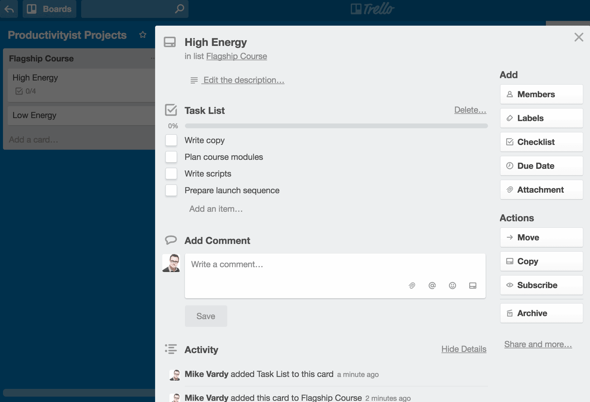 Energy Based Modes - Trello